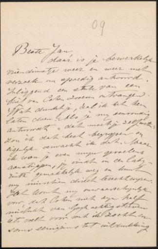 Letter to Jan Veth
