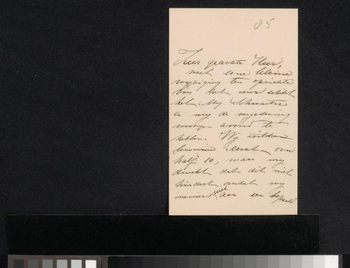 Letter to Jan Veth