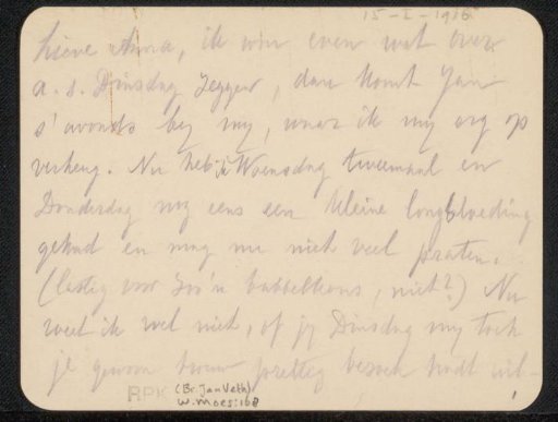 Letter to Anna Dorothea Dirks