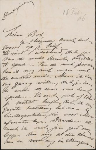 Letter to Jan Veth