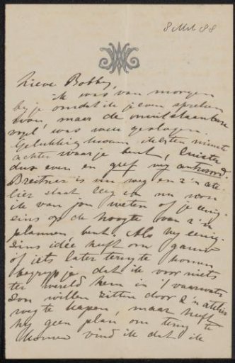 Letter to Jan Veth