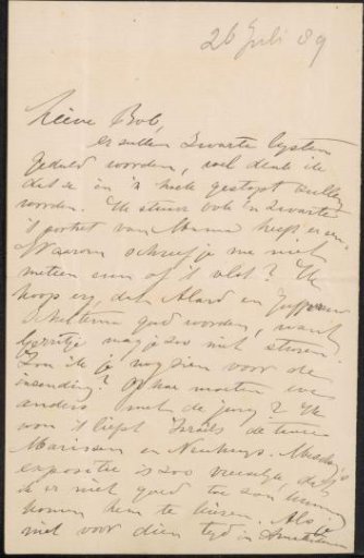 Letter to Jan Veth