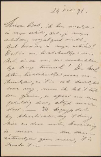Letter to Jan Veth