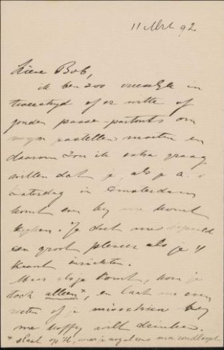 Letter to Jan Veth