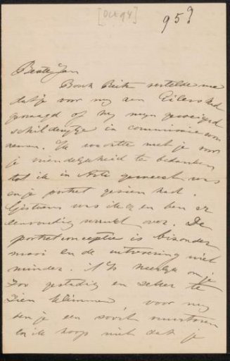 Letter to Jan Veth