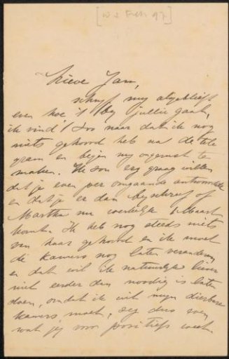 Letter to Jan Veth
