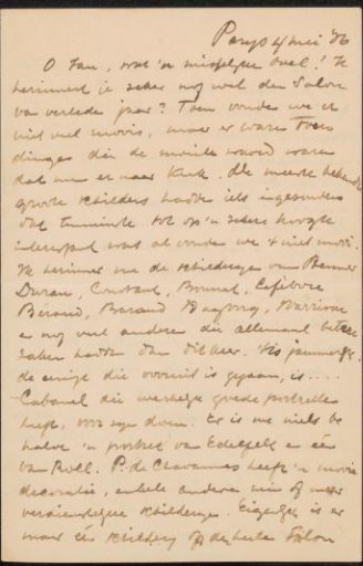 Letter to Jan Veth