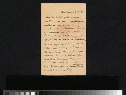 Letter to Jan Veth