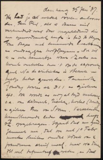 Letter to Jan Veth