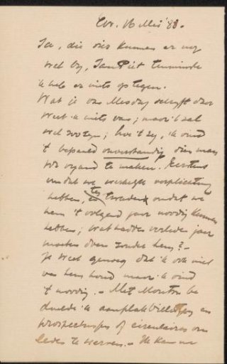 Letter to Jan Veth