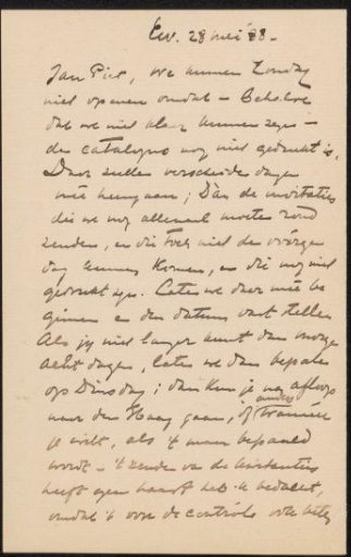 Letter to Jan Veth