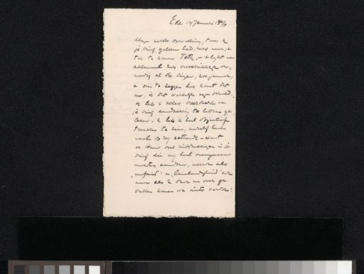 Letter to Jan Veth