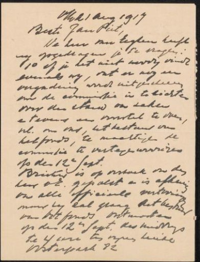 Letter to Jan Veth