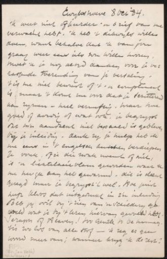Letter to Jan Veth