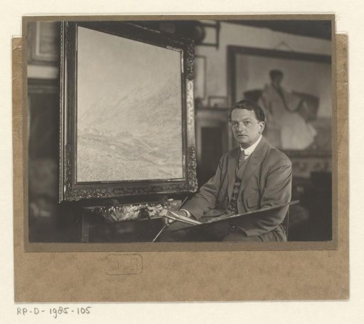 Portrait of Jaap Dooijewaard in his studio