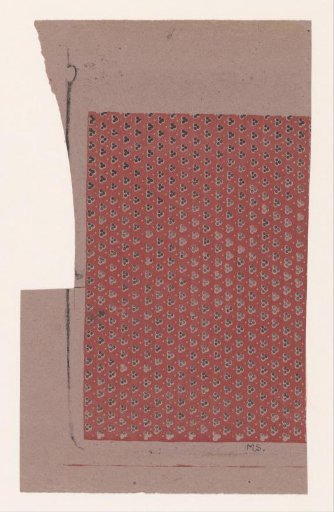 Sheet with Regular Pattern of Motif with Three Dots