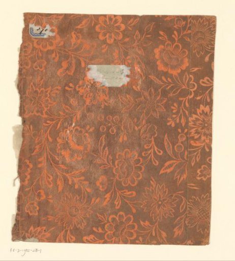 Sheet with Flowers and Fruits