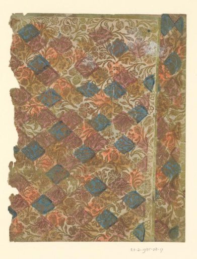 Sheet with flowers and fruit
