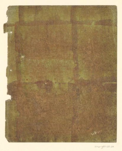 Sheet with stylized flowers and fruit