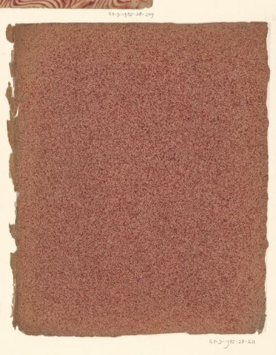 Red speckled paper
