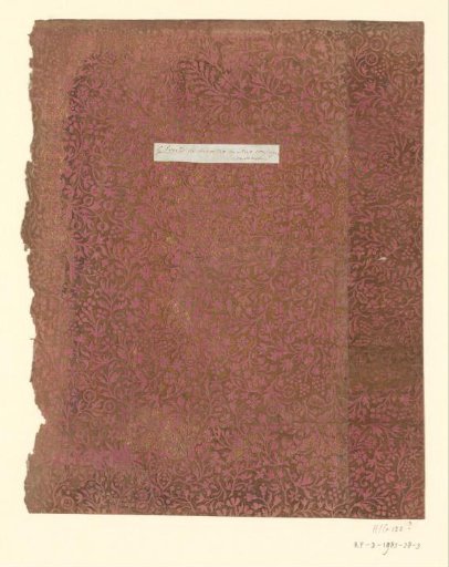 Sheet with flowers and fruit