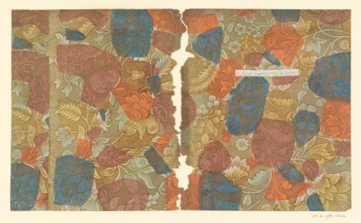 Sheet with flowers and fruit