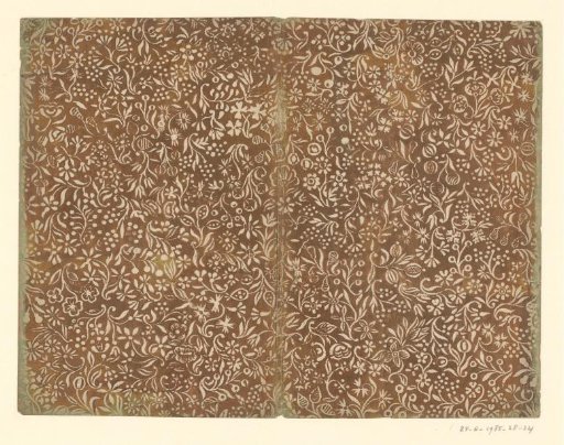 Sheet with flowers and fruit