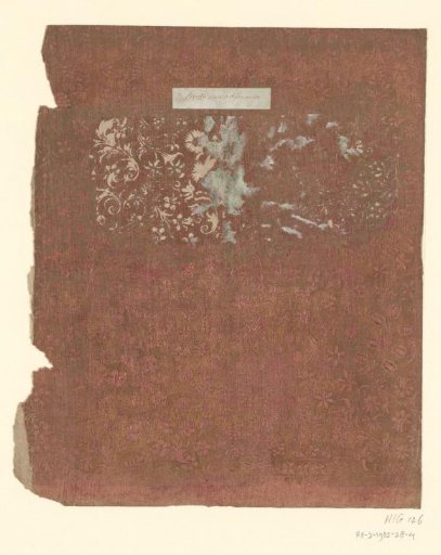 Sheet with flowers and fruit