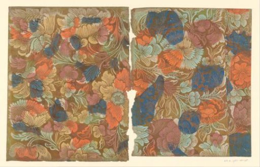 Sheet with flowers