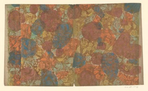 Sheet with flowers and animals