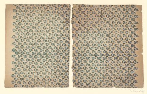 Two sheets with a scattered pattern of flowers