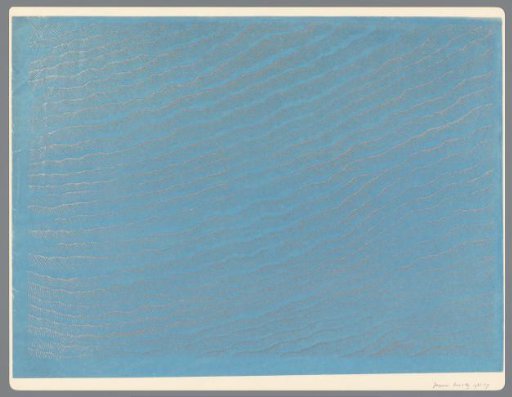 Sheet with wave pattern