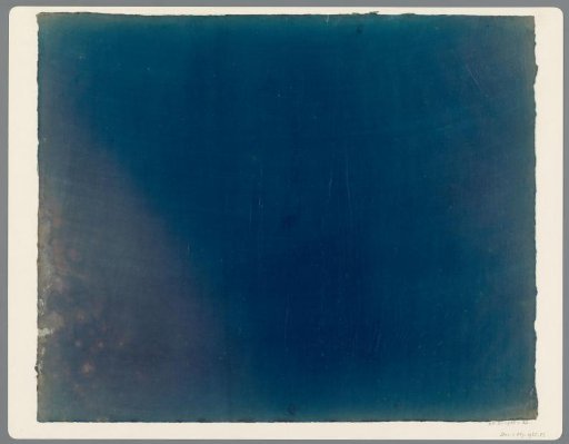 Plain blue paper
