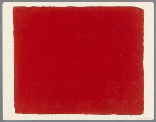 Plain red paper