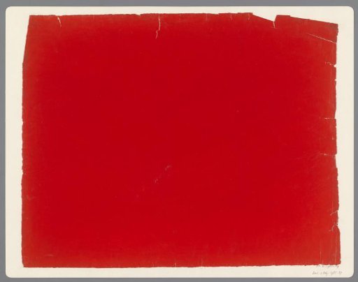 Plain red paper