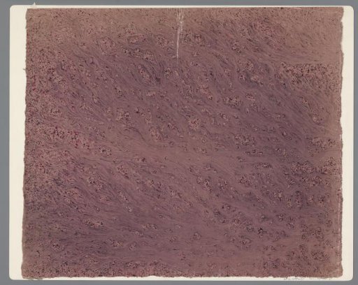 Veined Marble in Red and Black on Pink Paper