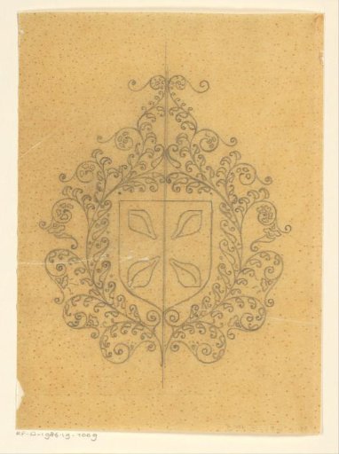 Coat of arms of Hilversum with floral ornaments