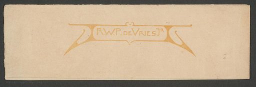 Vignette R.W.P. de Vries Jr.