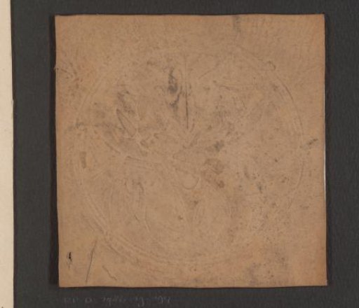 Stamp with monogram AWS