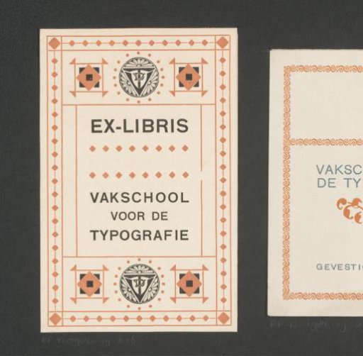 Ex libris of the Typographic School