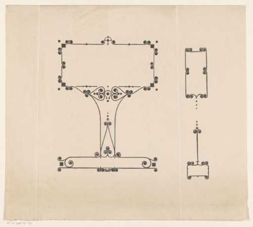 Binding design for: Herman Robbers, De roman van een gezin I. De gelukkige familie, 1909