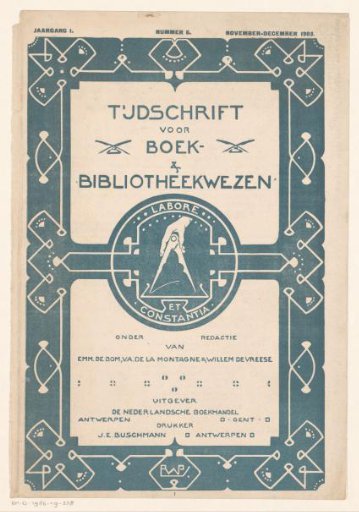Cover of: Tijdschrift voor boek- en bibliotheekwezen, November-December 1903