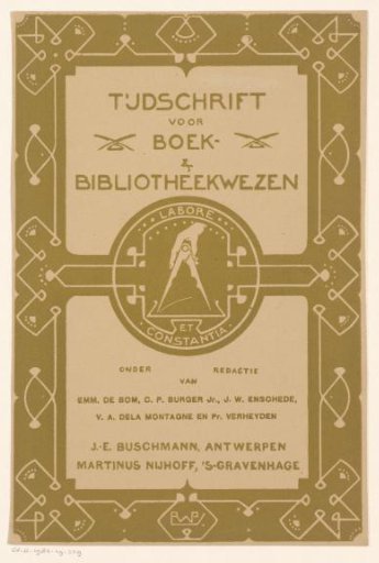 Cover of: Tijdschrift voor boek- en bibliotheekwezen, 1903