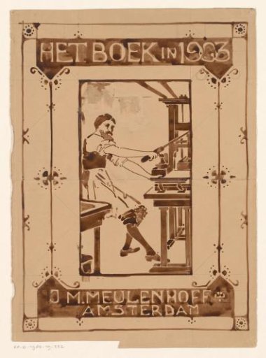 Cover design for: Het boek in 1903, 1903