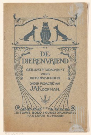 Cover of: De dierenvriend. Illustrated Magazine for Animal Friends, October 1907