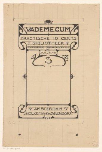 Cover Design for: Vademecum. Practical 10 Cents Library, 1903
