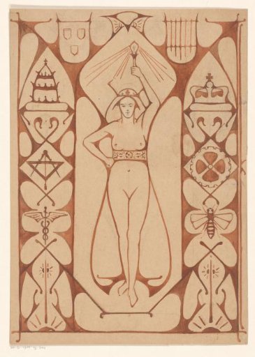 Cover design for: H.C. Rogge et al., The Nineteenth Century in Word and Image, 1899