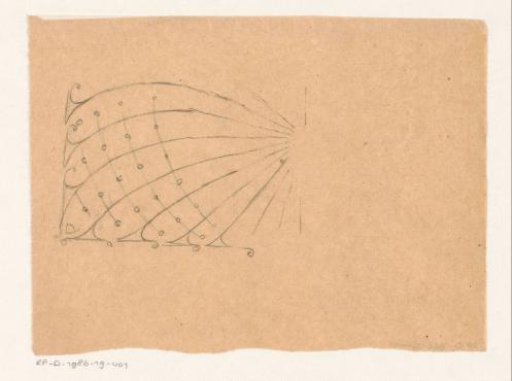 Ornament with crossing lines