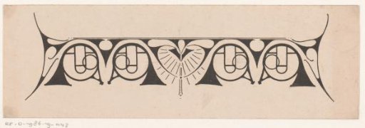 Title Head with a Pattern of Wind Instruments