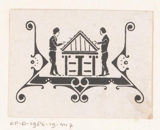 Vignette with Two Men at a Worktable